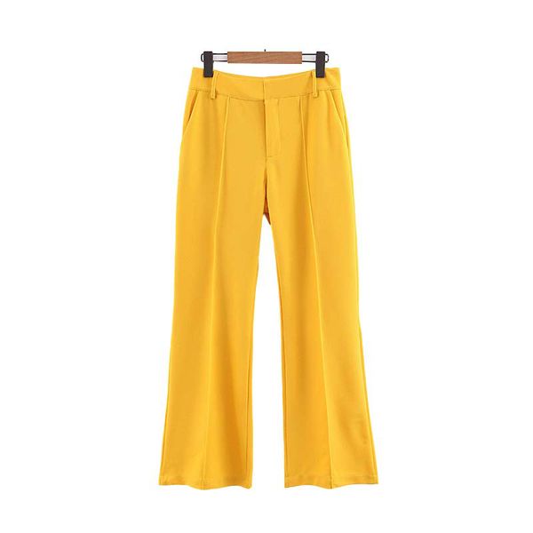 

women trousers women wide leg pants pockets zipper fly design office wear full length trousers female casual long pantalones ka675, Black;white