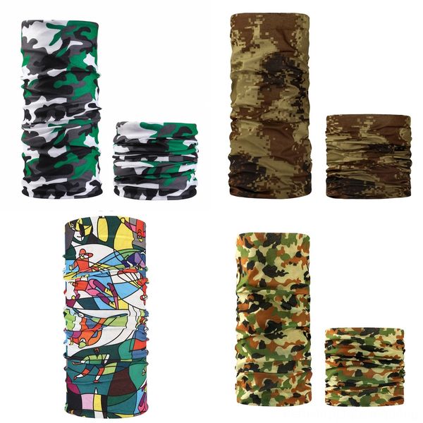 

qqf3t stock 3d sport headwear skull bicycle fishing scarf bandanas shield face balaclava headband bandana neck ring scarf bicycle mask, Black