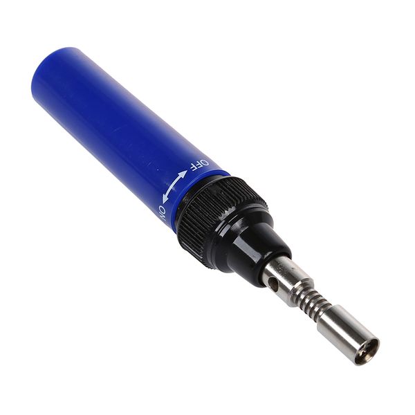 

blue pen shape cordless butane multipurpose gas soldering solder iron tool