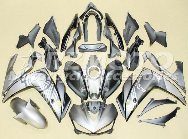 

новая форма для литья под давлением abs обтекатель мотоцикла для yamaha r3 r25 2014 2015 2016 14 15 16 набор обтекателей матово-серый черный