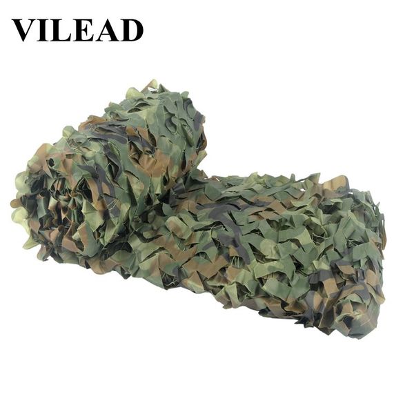 

vilead 2.5*10m woodland digital camouflage netting army camo netting sun shelter for hunting tent car cover shadow