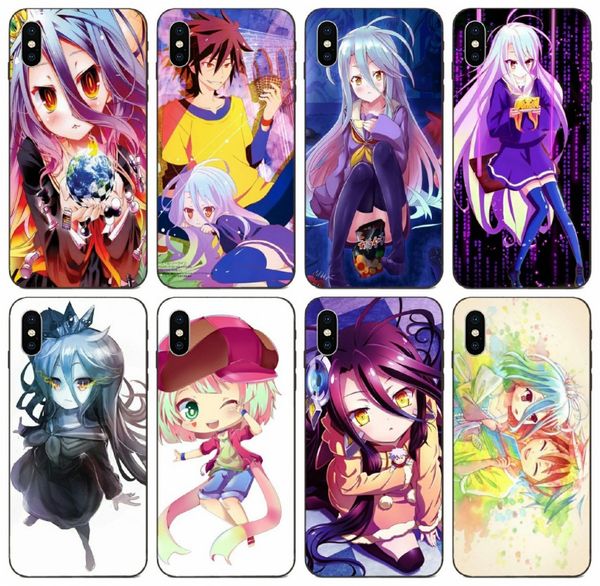 

[tongtrade] no games no life case for iphone x xs 11 pro max 8 7 6s 6p 5s 5p samsung note 10 plus huawei p30 p7 lite sony xperia x 1pcs case