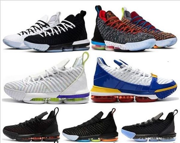 

2020 equality 16 mens basketball shoes what the king i promise fresh bred oreo triple black 16s men trainer sports sneakers 7-12