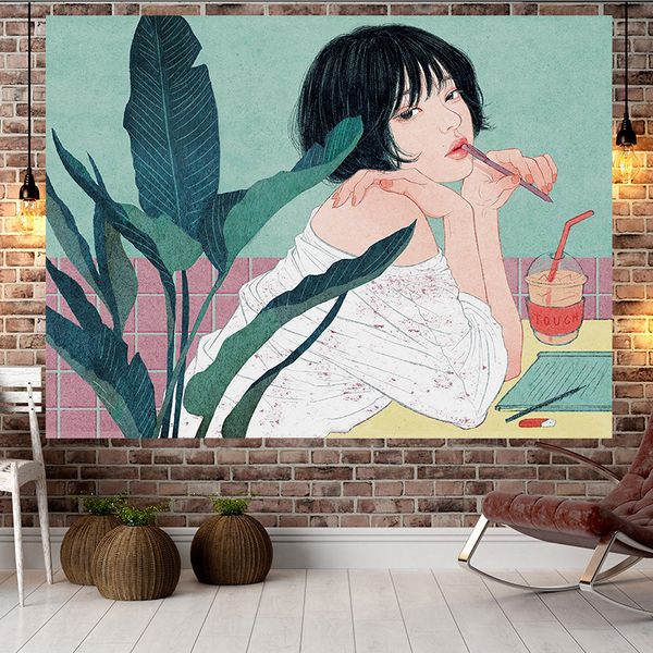 

cross-border supply tapestry wall hanging painting beach towel home decoration hanging cloth background cloth