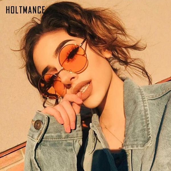 

vintage round women sunglasses metal frame multicolor female sun glasses brand designer retro mirror shades circle girl glasses btfjj