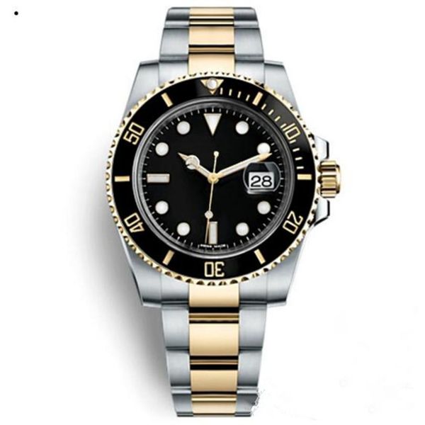 

fashion watch 2813 automatic mechanical 116610 sapphire glass ceramic bezel glidelock men mens wristwatches designer watches, Slivery;brown