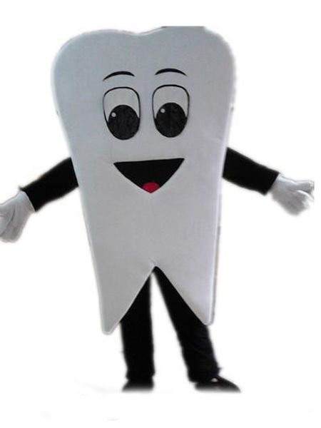 

2018 factory direct sale an tooth mascot costume for to wear, Red;yellow