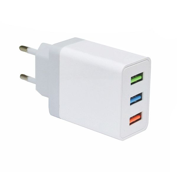 

Minismile 5V3A Fast Charge 3 USB Port Home USB Power Travel Charger Wall Adapter