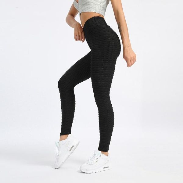 

high waist yoga pants women solid color tummy control slimming booty leggings lift tights fitness legging mujer w#, White;red