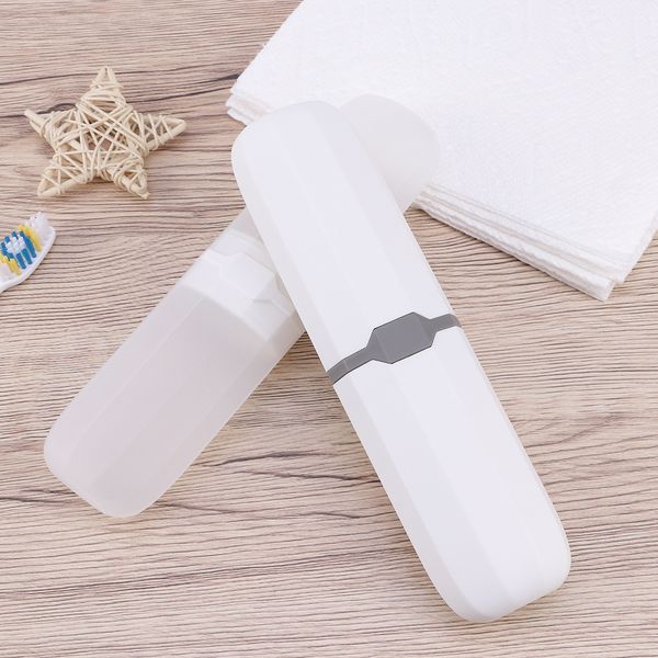 

2pcs travel toothbrush protective cover toothbrush case holder travel storage box brushes capsule case for trip travel