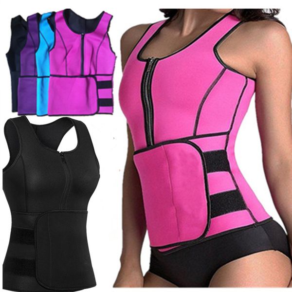

women body shaper waist trainer shapewear neoprene sports slimming vest girl adjustable waist cincher belt womens postpartum corset, Silver