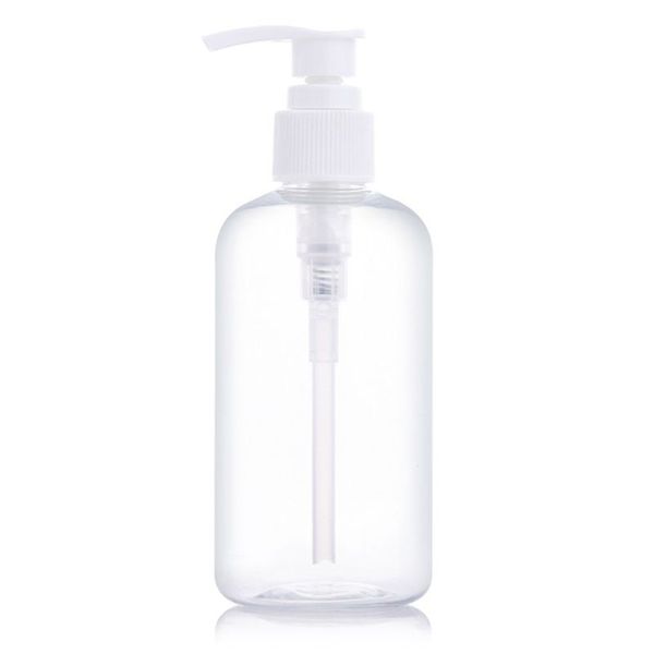 

250ml pump empty bottle plastic hand sanitizer lotion shampoo dispenser wash k1kb