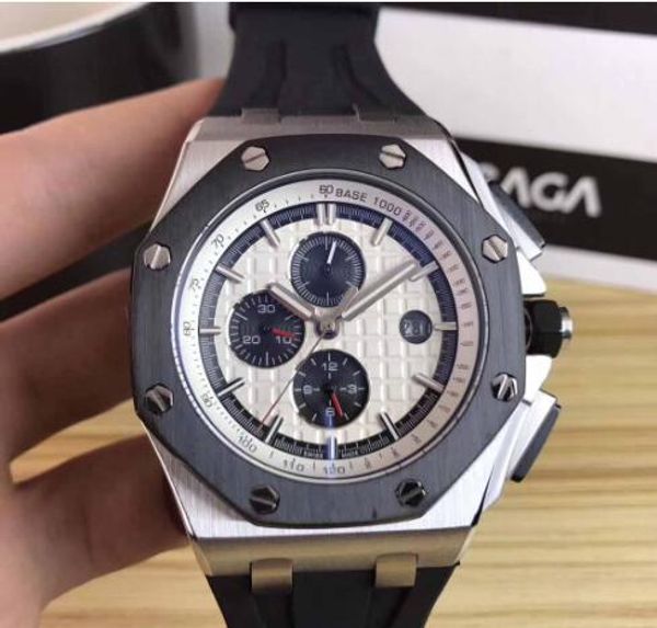 

2019 HOT SALE люкс Royal Offshore 26401RO Золото Черный нержавеющей стали Автоматическая Резинот