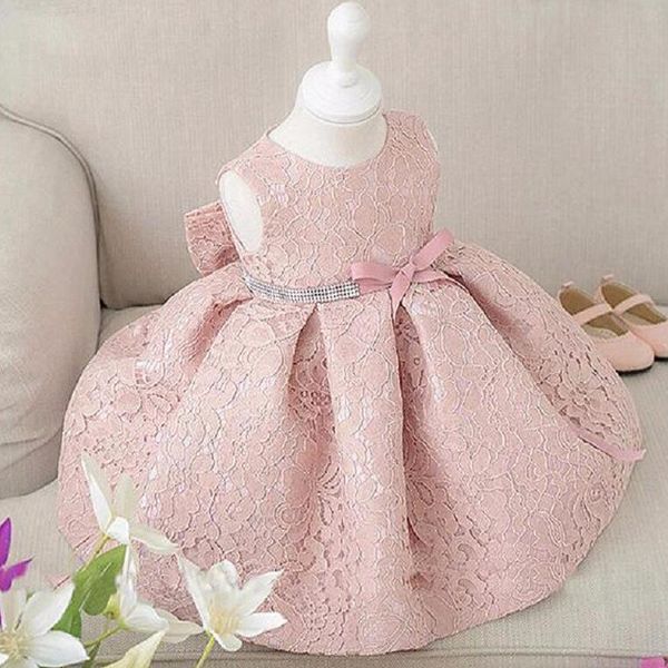 

summer princess baby girls dress baptism christmas wedding pageant toddler girl clothing belt infant party dresses girls dress, Red;yellow