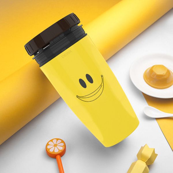 

french coverless seal leakproof twist cup handy straw cup children portable creative silicone tumblers