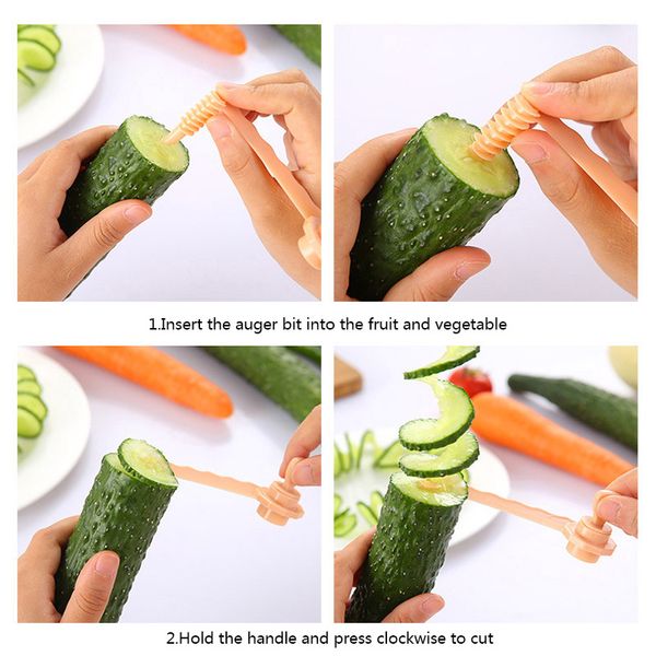 

1 шт морковь спираль slicer кухня для резки овощей модели картофеля cutter cooking аксессуары главная гаджеты спираль slicer cutte