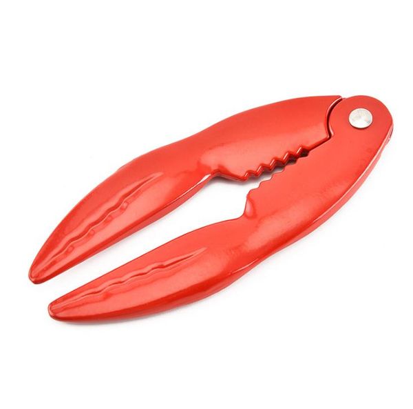 Marisco vermelho Crack Cracker Seafood Ferramenta Lobster Cracker Marisco Alicate Lagosta Clips Utensílios de Cozinha New Arrivel