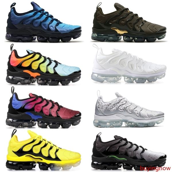 

tn plus yellow running shoes mens trainers women cushion sneakers new 2019 black white red cool grey blue pink light shoes with