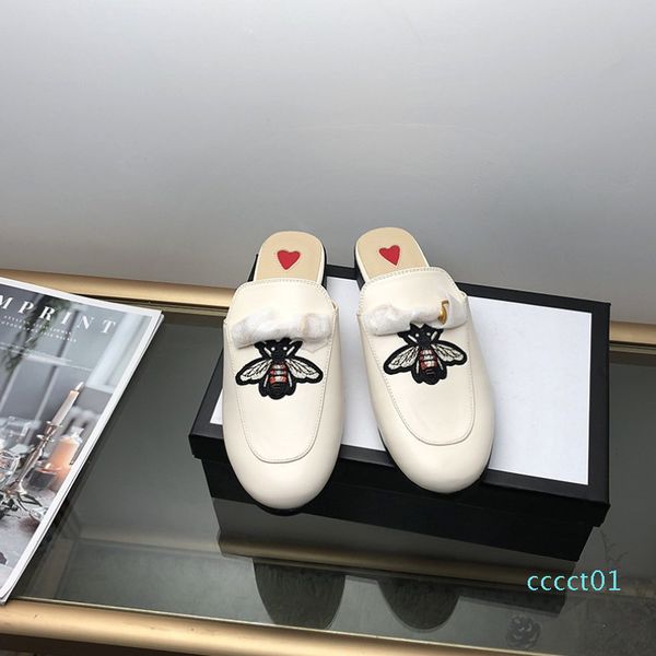 

fashion luxury designer women shoes mules outdoor fashion flat mule ladies loafers womens summer slippers suede genuine leather shoes ct01, Black