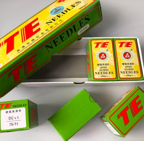 

te888 te needles dc*1 sewing machine needles, Black