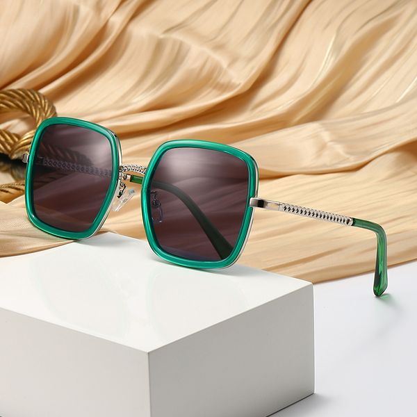 

женские солнцезащитные очки негабаритные квадратная рамка способа женщин очки большое зеркало с плоским верхом очки европейский союз америка, White;black