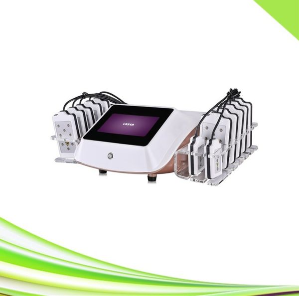 

14 pads diode lipo laser lipolysis body slimming lipo laser machine