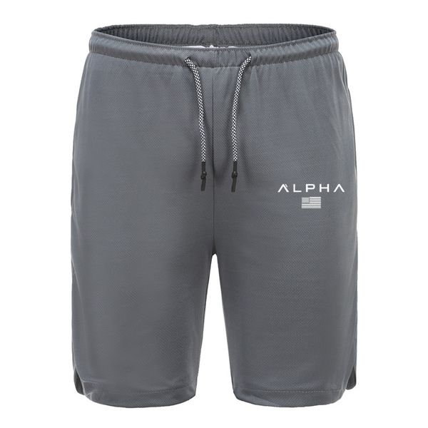 

new gyms running shorts men training marathon quick fitness gym printing sport shorts with pocket plus running jogger, Black;blue