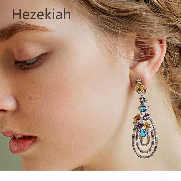 

езекия s925 tremella игла серьга бесплатной доставки личности моды женщины танцевальной вечеринка высокого качество длинной форма eardrop же, Golden