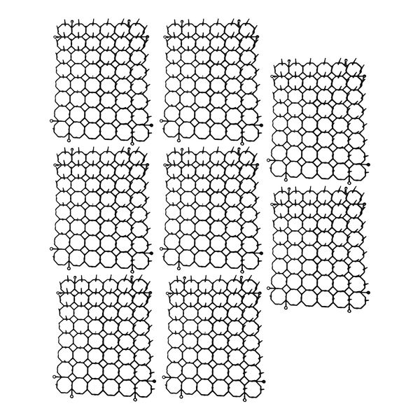 

8x garden cat dog scat mat repellent mats prevents pet away for flower