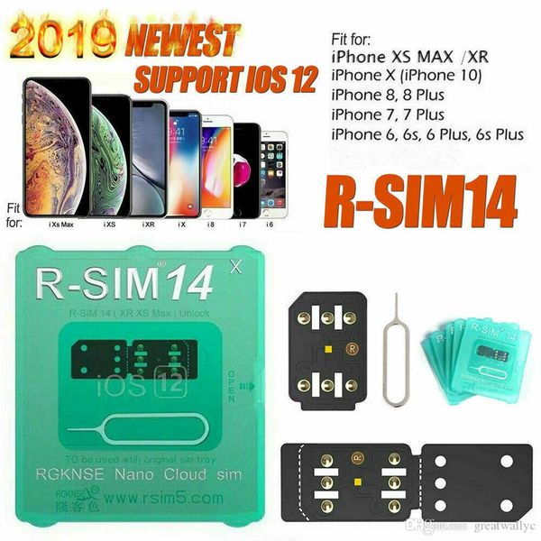 

разблокировать iccid карту rsim 14 v18 для iphone8 7 6 iphone xs max xr x iOS 12.x-7.x 4G разблокировать r-sim 14