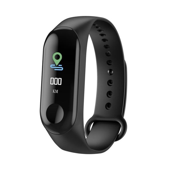 M3 inteligente pulseira relógio Bluetooth esperto esporte relógio de pulso Pressão Arterial Heart Rate Monitor Assista Academia Rastreador pedômetro Para iphon Android