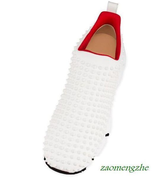 

designer shoes nail socks nail sports shoes red bottom men's women's nail training shoes donna size35-46with boxs, Black