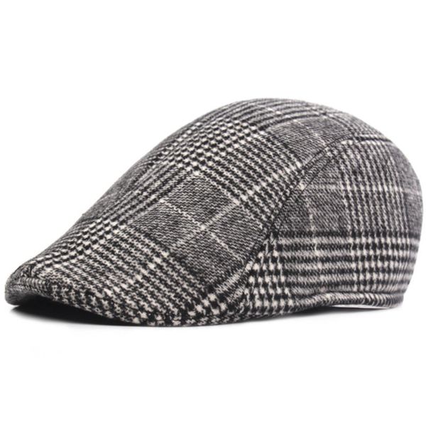 

stripe ivy gatsby flat cap hats golf driving sun mens womens berets newsboy caps boina masculina visors, Blue;gray