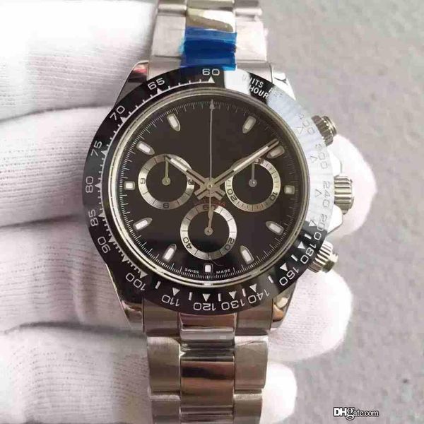 

men 40mm luxury stainless steel automatic mechanical watch 316l, 116500ln-78590 postage waterproof mechanical watch, Slivery;brown