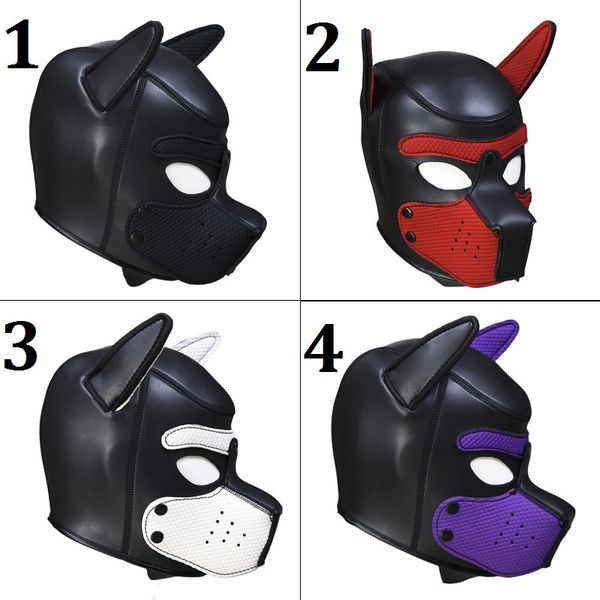 

toys 10 colors special toys dog head covers masks products, Red;black