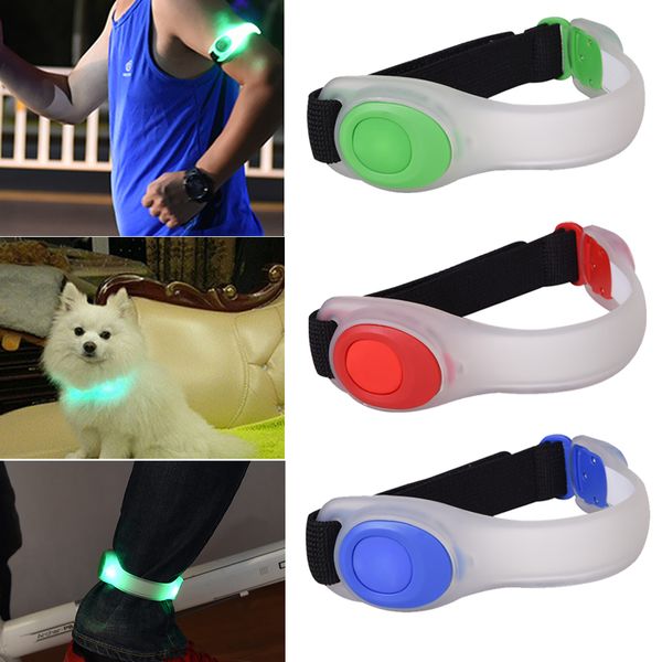 

outdoor sports night running led safety belt light lamp armband reflective bracelet warning wristband cycling bike bicycle party