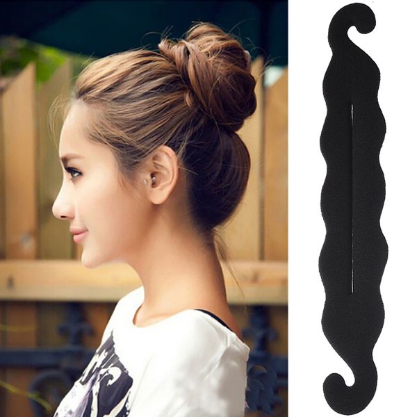 2019 M Mism Women Magic Foam Sponge Hair Disk Hair Dount Quick