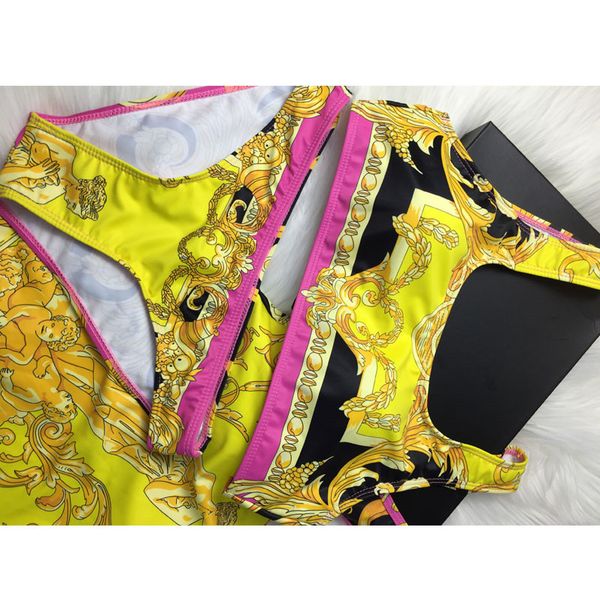 

марка женщин сексуальный купальник горячее лето плавание бикини setsfashion sexy женщин дизайнер бикини топы качества размер s-xl yf20182, White;black