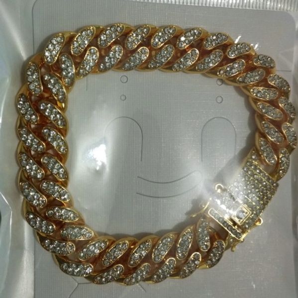 

Мужские Мужские Золотые Браслеты браслеты Дизайнер Iced Out Браслет Роскошный Брасл