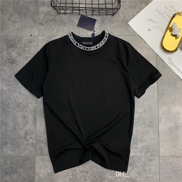 

2019 new arrival 19 pari neck logo tee hirt men women breatheable fa hion treetwear outdoor t hirt