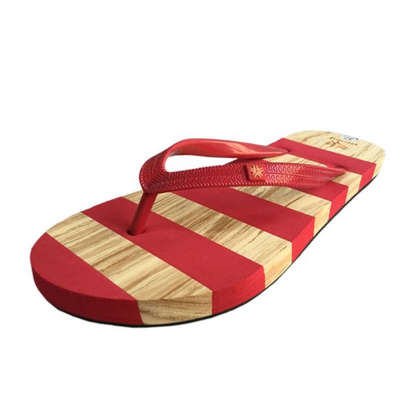

striped design women casual summer slippers size 36-41 new fashion lady slip-on flip flops blue red colors, Black