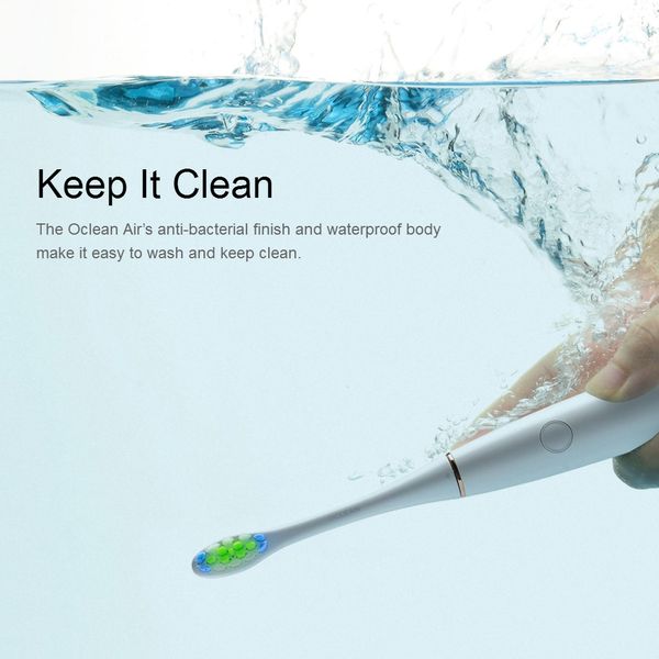 

xiaomi youpin oclean air sonic electric toothbrush waterproof ultrasonic automatic usb rechargeable smart control adults tooth brush c3