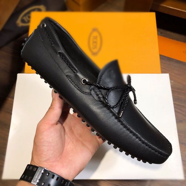 

19ss winter designer brand men high shoes man dress shoes gift genuine leather denim shoes skulls tassel blue size us 6-11, Black