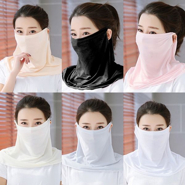 

eqxyx multifunctional women men polar fleece snood hat neck warmer face mask cap warm winter bonnet scarf scarf, Black