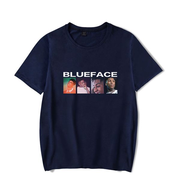 

amercian rapper bule face t shirts for men women summer short sleeve print tees streetwear, White;black