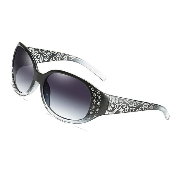 

2020 новая мода женщины поляризованные солнцезащитные очки женский rhinestone солнцезащитные очки большой кадр вождения очки градиент цвета