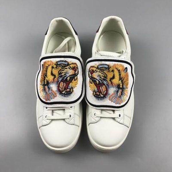 

designer low white leather men women casual shoes fashion tiger cat pineapple blind for love removable sneakers