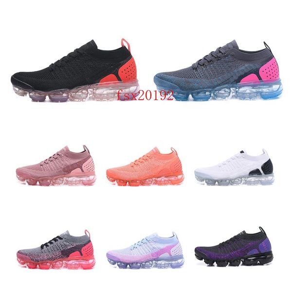 

2019 knit 2.0 fly running shoes bhm red orbit metallic gold triple black purple neptune blue womens designer trainers breathable walking sne