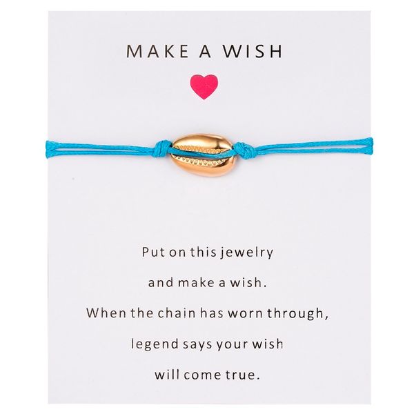 

rinhoo 11 * 9 см сделать бумажную карту ручной работы золотой оболочки кулон регулируемый тканый браслет для женщин аксессуары подарок, Golden;silver