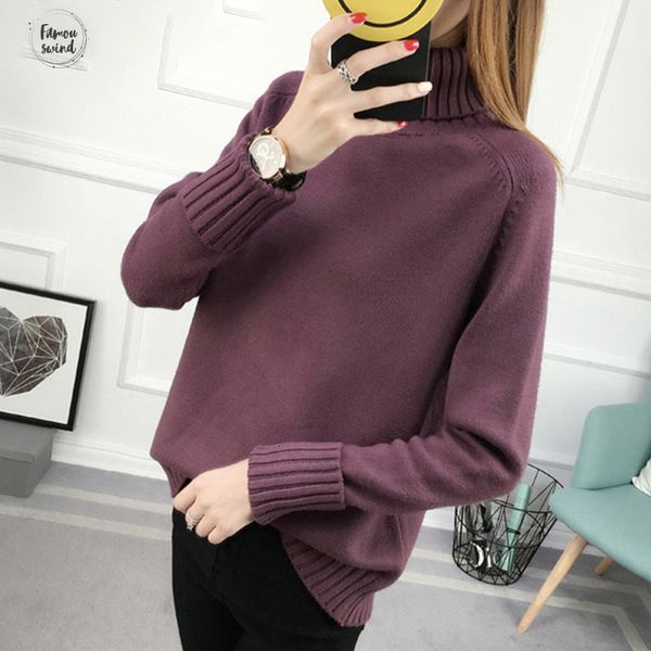 

полиэстер зимний свитер женщины водолазка с длинным рукавом пуловеры женщины трикотажные свитера и женские трикотажные перемычка джерси tops, White;black